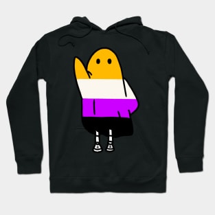 nonbinary ghost Hoodie